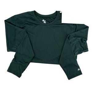 Badger Long Sleeve Shirt Men’s Size Large – Dark Green – Athletic Performance Te